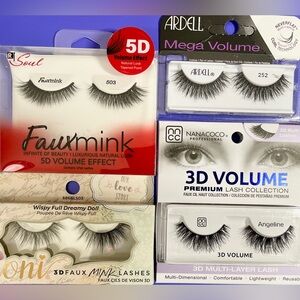 NWT 4-PACK LASHES! Love volume? These are for you! These are gorgeous !!